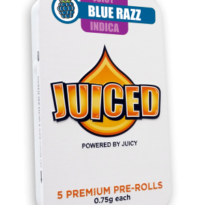 Blue Razz Flavored Pre-Roll (Indica) - 5-Pack