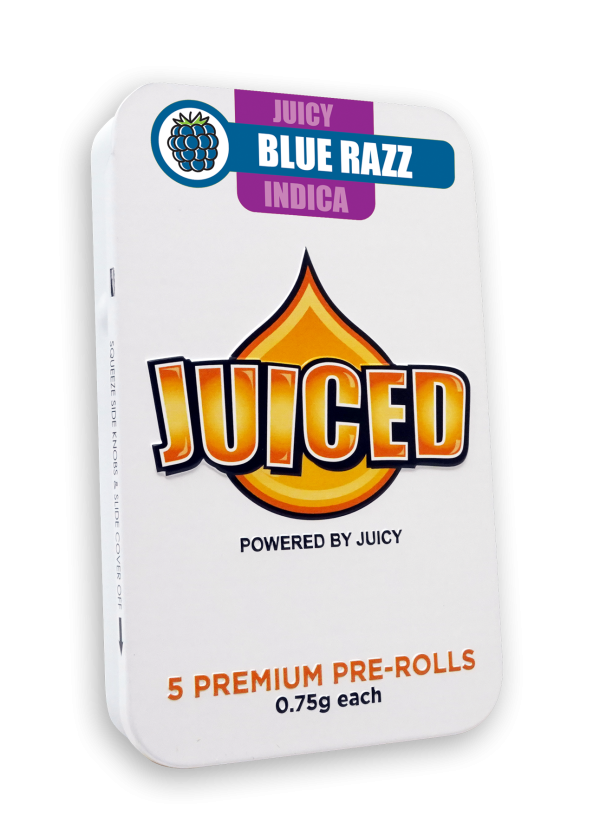 Blue Razz Flavored Pre-Roll (Indica) - 5-Pack