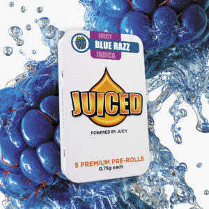 Blue Razz Flavored Pre-Roll (Indica) - 5-Pack