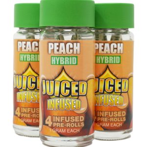 Peach Infused Flavored Pre-Roll (Hybrid) - 4-Pack
