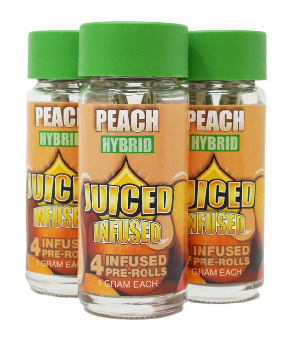 Peach Infused Flavored Pre-Roll (Hybrid) - 4-Pack