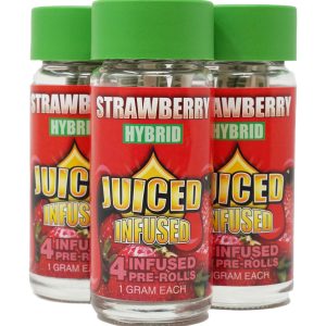 Strawberry Infused Flavored Pre-Roll (Hybrid) - 4-Pack