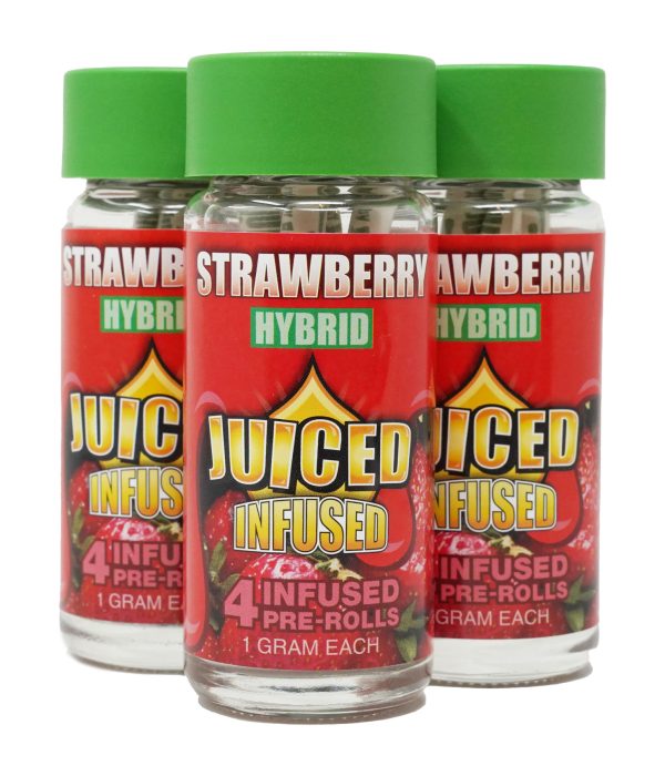 Strawberry Infused Flavored Pre-Roll (Hybrid) - 4-Pack